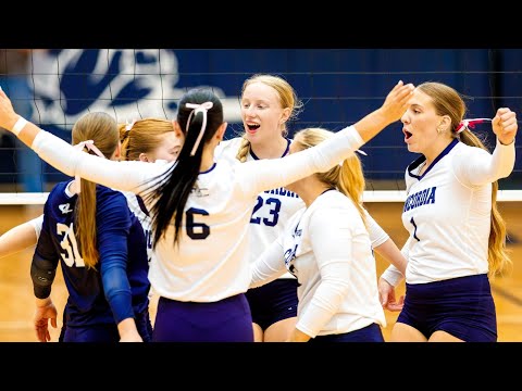 HIGHLIGHTS: Concordia Volleyball def. Mount Marty (10-22-25)