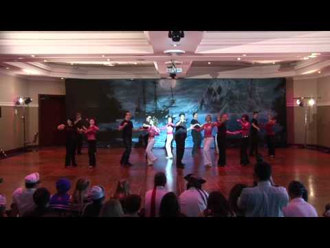 2011 Ceroc Ball - "Raise Your Glass" IntroMediate Routine Performance