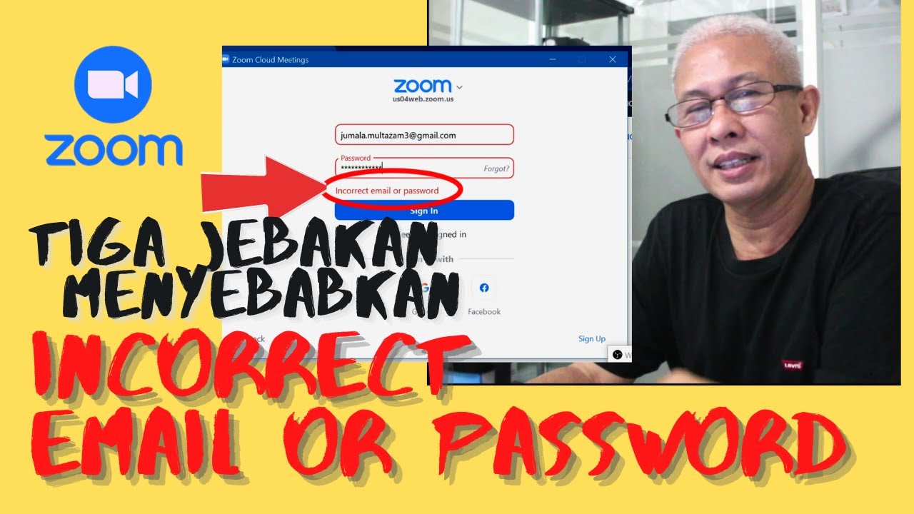 SIGN IN FAILED ON ZOOM | TRAPS AND HOW TO OVERCOME THEM