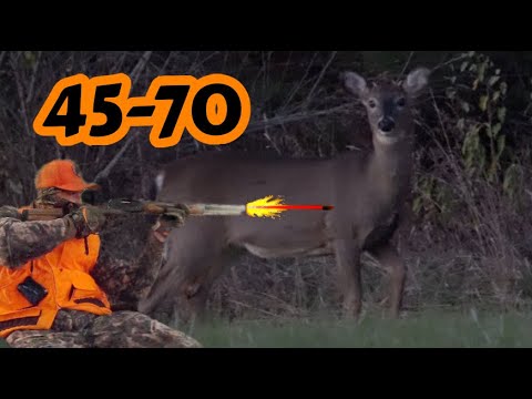 2022 Maine Deer DOWN | Marlin 1895 Guide 45-70 | GIANT HOLE left behind
