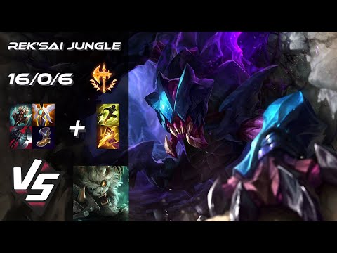 JUNGLE Rek'Sai vs Rengar - EU Grandmaster Patch 25.21