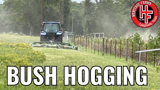 Is Bush Hogging a good way to control weeds
