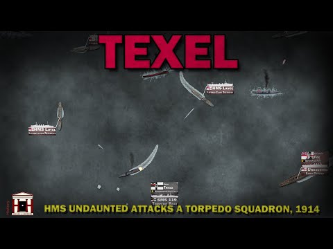 Texel, 1914: HMS Undaunted Ambushes 4 German Torpedo Boats