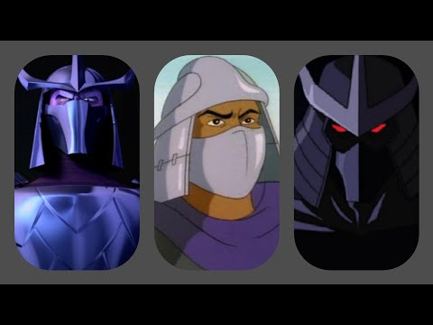 "Shredder" Evolution in Cartoons, Movies and Shows (TMNT)
