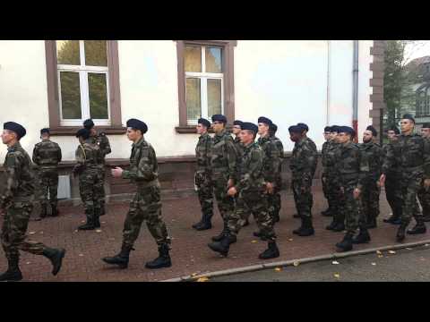 Les stagiaires du service militaire volontaire de Montigny les Metz