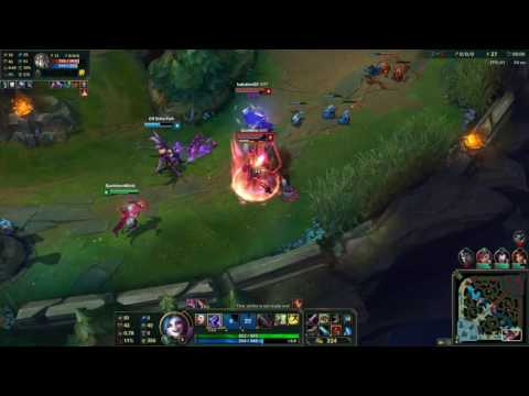 Jinx/Zyra vs Xayah/Galio botlane