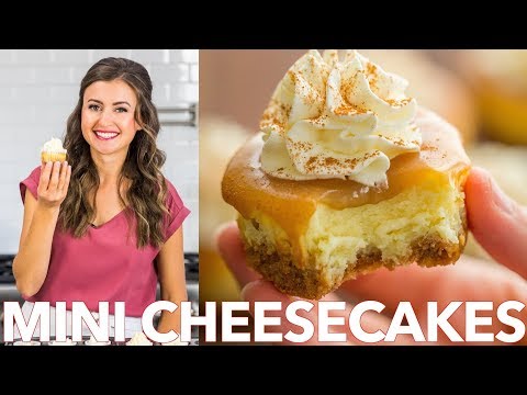 Mini Cheesecakes with Caramel Sauce Recipe