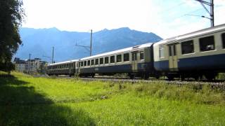 preview picture of video 'Interlaken(CH) BLS & SBB trains'