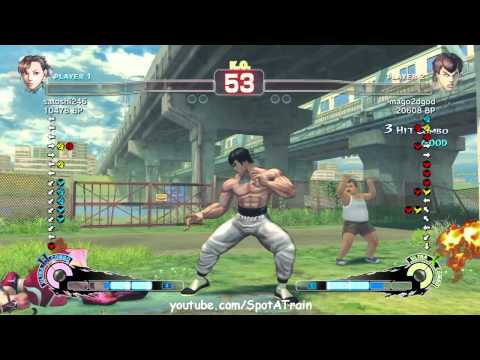 SSF4 - satoshi246 (Chun-Li) vs. Mago (FeiLong)