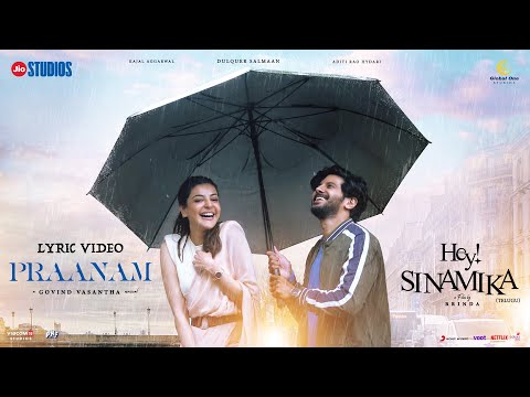 Hey Sinamika Telugu - Praanam Lyrical | DULQUER SALMAAN | GOVIND VASANTHA | BRINDA