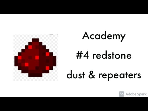 Redstone Academy #4 Redstone dust and repeaters