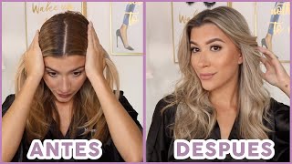 CÓMO MATIZAR EL CABELLO RUBIO EN CASA en 5 minutos | Vicky Alvarez