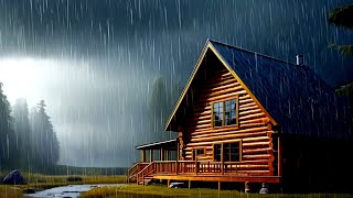 Night Thunderstorm Rain Sounds - Deep Sleep & Relaxation | ASMR & Meditation