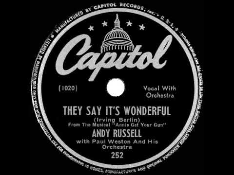 1946 Andy Russell - They Say It’s Wonderful