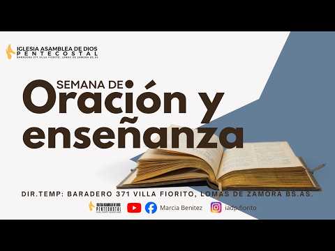 🔴 EN VIVO - CULTO de oración y enseñanza - Semana de oración - IADP554 Fiorito Bs.As.