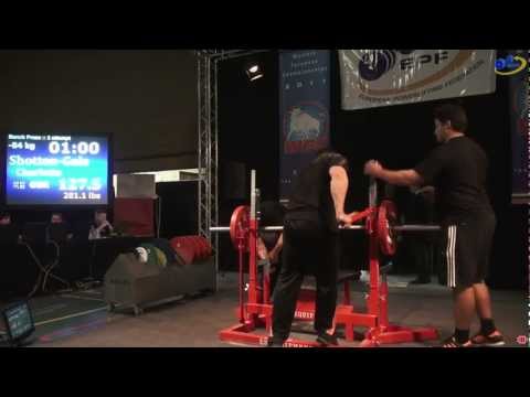 Women -72 to 84+kg Bench Press of 2011 EPF Western European Championships