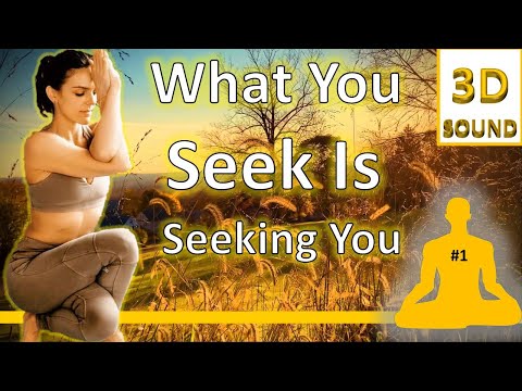 What You Seek is Seeking You : Nicole Bartzak | 3D Sound Guided Meditation #1