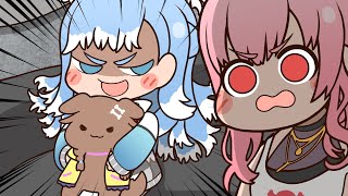 【手描き】ビッ●を覚えたこぼ【Mori Calliope/こぼかなえる/ホロライブ切り抜き/切り抜き漫画】