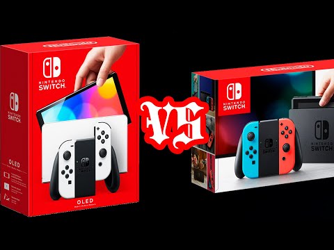 Nintendo Switch OLED Model VS Switch Basic Comparison!
