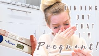 FINDING OUT I'M PREGNANT *EMOTIONAL & RAW REACTION*