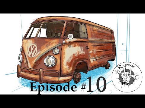 VW bus T1 type 2 - 1968 - Episode # 10 - Support Frame Under Ribbed Floor