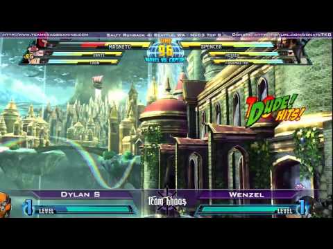 Salty Runback 4 MvC3 Singles Top 8 - Dylan S vs Wenzel - LT8-1