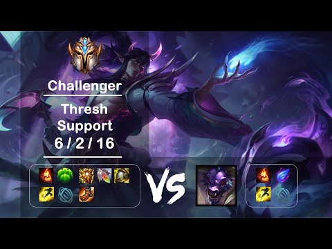 KR Challenger Support Thresh vs Alistar Ep.1834