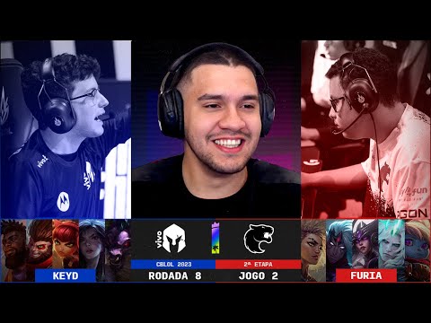 VIVO KEYD x FURIA | CBLOL 2023: 8ª Rodada - 2ª Etapa | Ilha das Lendas