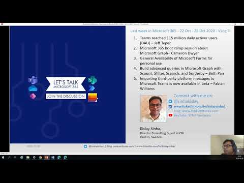 Last week in Microsoft 365 - 22 Oct - 28 Oct 2022 - VLog 3