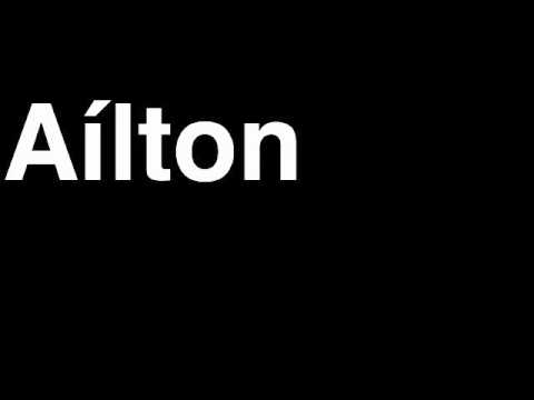 How to Pronounce Ailton APOEL FC Football Futbol Goal Penalty Kick Yellow Red Card Injury