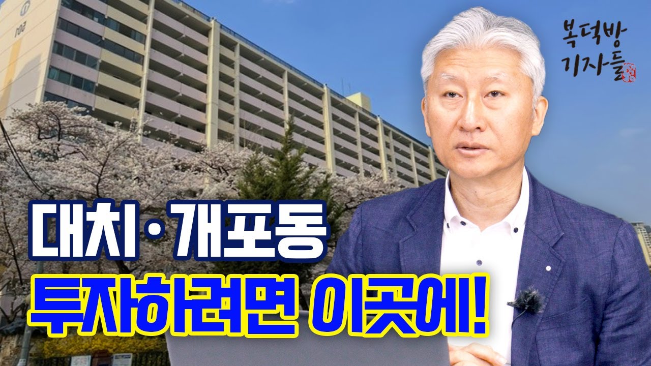 대치·개포동 투자하려면 이곳에! [지도로 보는 부동산]