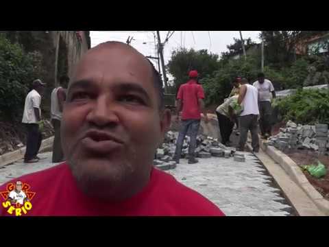 Rua Justino Mendes de Oliveira vai se Transformando em rua de Verdade na Favela do Justinos Morro do Macaco