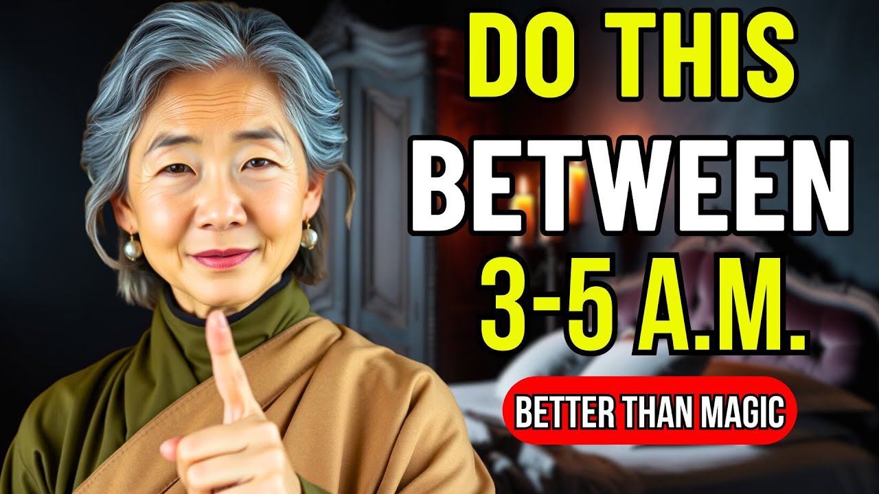 If You Wake Up Between 3AM & 5AM, DO THESE 3 THINGS! | Buddhist Wisdom