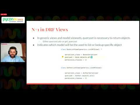 "N+1 Problem in Django Rest Framework" - Syed Muhammad Dawoud Sheraz Ali (PyCon AU 2023) thumbnail