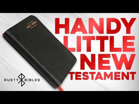 A Fancy Little New Testament: Oxford KJV Diamond 32 mo. Thin Bible Review