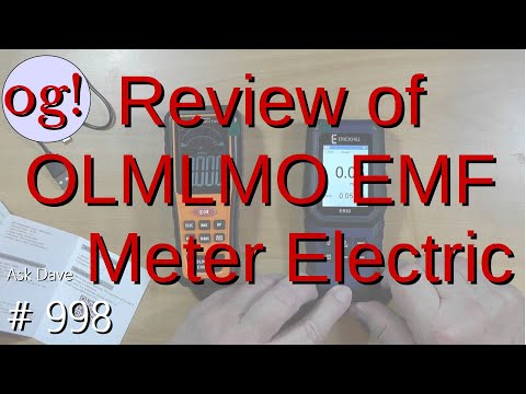 Review of OLMLMO EMF Meter Electric (#998).