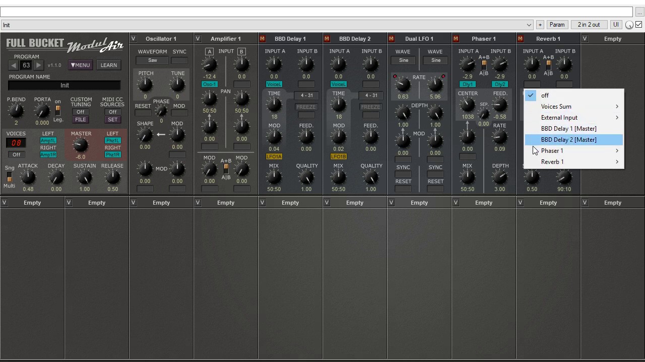 ModulAir by Full Bucket Music - Synth (Modular) Plugin VST VST3 