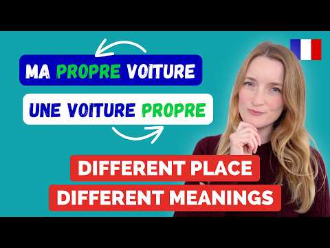 29 French Adjectives That Change Meanings 🇫🇷 Easy Examples & Free PDF 📝