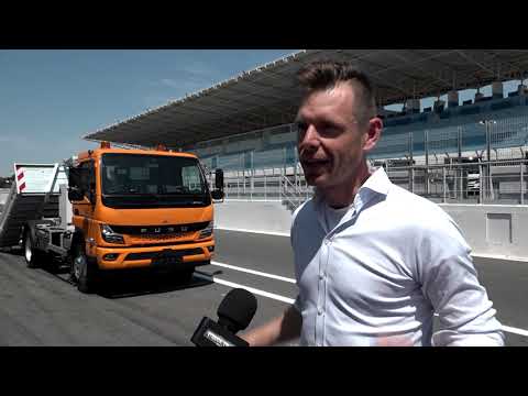 Testfahrt mit dem FUSO eCanter next Generation.