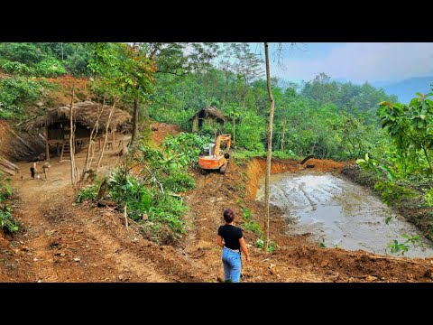 Full video: 200 days living in the forest, building a house, farming, farming