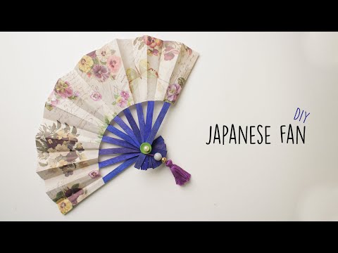 Japanese Fan | How to make a Japanese Hand Fan