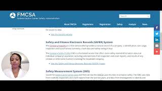 How to find FMCSA safety scores on SAFER