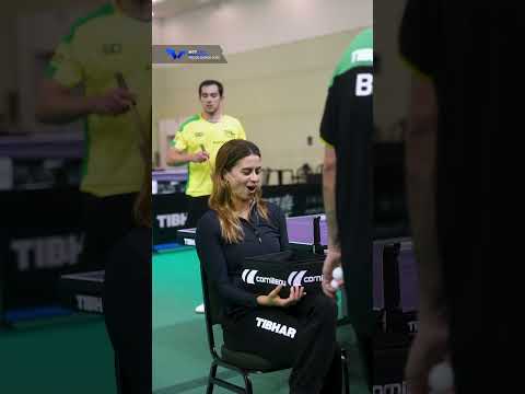 Behind the scenes with Hugo Calderano as he sharpens his game 🎯 #WTTFozdoIguacu #TableTennis