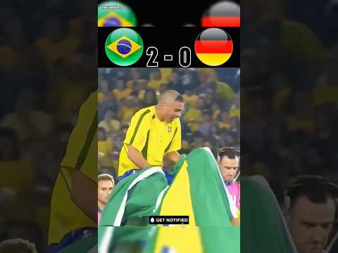 Brazil Vs Germany 2002 | World Cup Final | Ronaldo & Ronaldinho #football