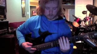 Red "Faceless" Guitar Cover