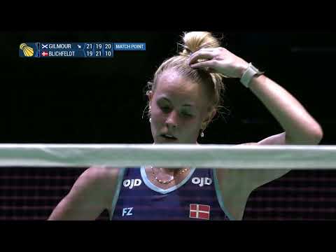 Match Point - Kirsty Gilmour vs Mia Blichfeldt - WS, SF - European Championships 2022