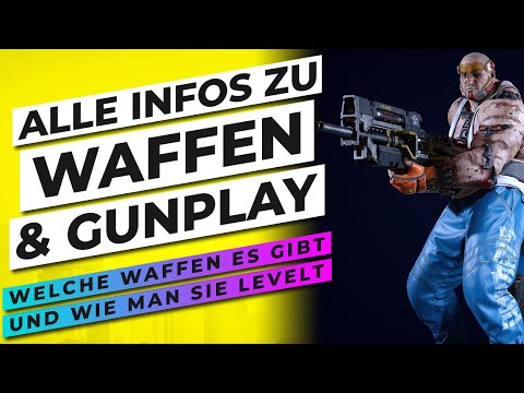 WAFFEN in Cyberpunk 2077 - Alle INFOS zum GUNPLAY & WAFFENGATTUNGEN