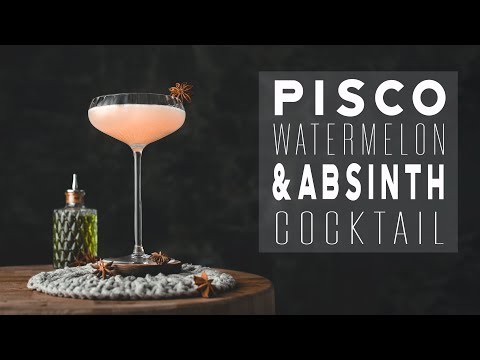 Watermelon Pisco Sour – Truffle on the Rocks