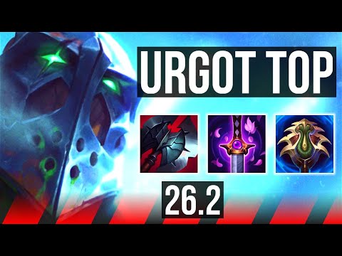 URGOT vs RENEKTON (TOP) | Phase Rush | KR Challenger | 26.2