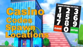 Casino codes spawn locations | Roblox Jailbreak